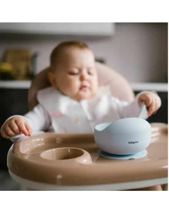 BabyOno: Μπολ σιλικόνης με βεντούζα-Μπλε  BN1481/01