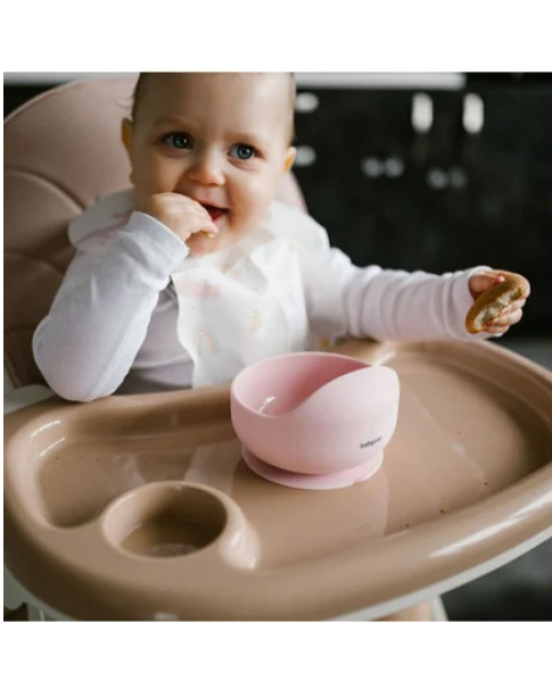 BabyOno: Μπολ σιλικόνης με βεντούζα-Ροζ BN1481/02