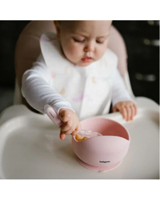 BabyOno: Μπολ σιλικόνης με βεντούζα-Ροζ BN1481/02