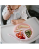 BabyOno: Πιάτο σιλικόνης με βεντούζες και χωρίσματα- Ροζ BN1482/02
