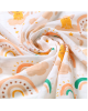 BabyOno Βαμβακερές πάνες αγκαλιάς - μουσελίνες 70x70 cm Rainbow (Σετ 3 τμχ) BN348/08