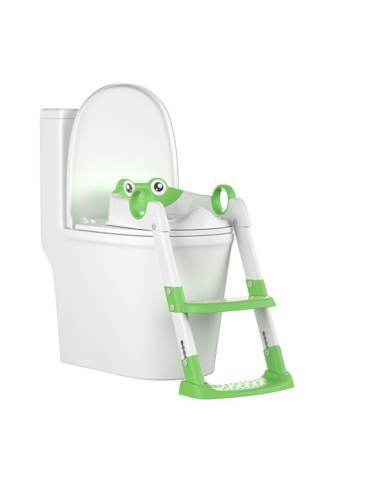 Babywise Εκπαιδευτική Σκαλιέρα Τουαλέτας – Green Frog BW033