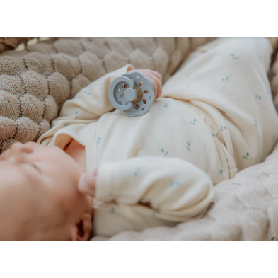 Bibs σετ πιπίλες 2τμχ– boheme latex- sage/cloud glow–στρόγγυλη No1 230124