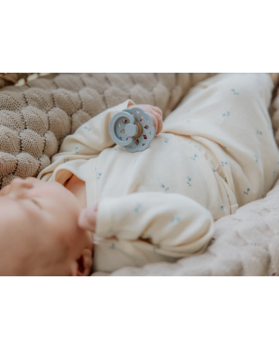 Bibs σετ πιπίλες 2τμχ– boheme latex- sage/cloud glow–στρόγγυλη No1 230124