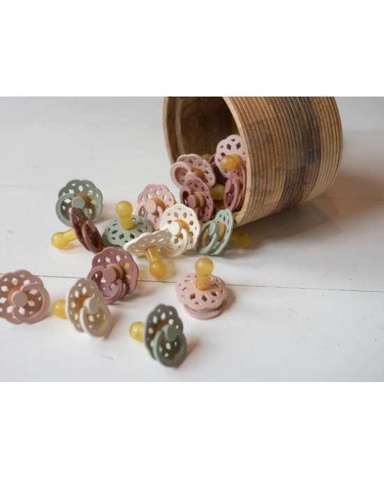 Bibs Σετ πιπίλες  2τμχ Boheme VANILLIA/DARK OAK – Στρόγγυλη No1 230106