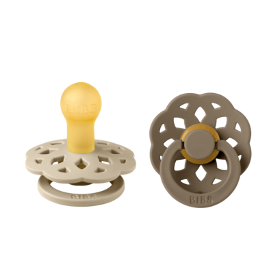 Bibs Σετ πιπίλες  2τμχ Boheme VANILLIA/DARK OAK – Στρόγγυλη No1 230106