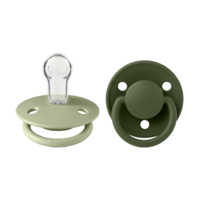Bibs πιπίλες de lux Silicone 2 τμχ  sage/hunter green one size 150222