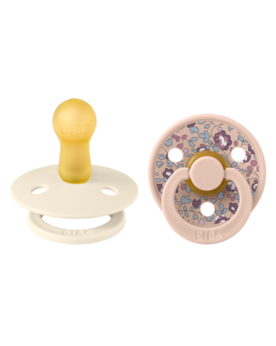 Bibs XLiberty σετ πιπίλες 2τμχ. latex Eloise blush mix No2 12011102