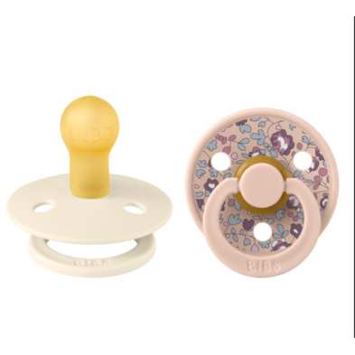 Bibs πιπίλες liberty 2 pack eloise latex blush No 1 11011102