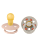 Bibs– studio collection σετ πιπίλες 2τμχ ladybug latex blush mix– στρόγγυλη No2 12025101