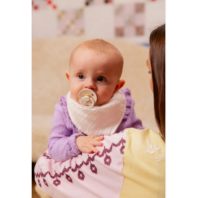 Bibs σετ πιπίλες 2τμχ–boheme latex –peach/woodchuck– στρόγγυλη No1 230108