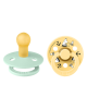 Bibs X Moomins colour Σετ πιπίλες 2τμχ – Sailing Nordic Baby mint/pale butter MIX – Στρόγγυλη No1 11030101