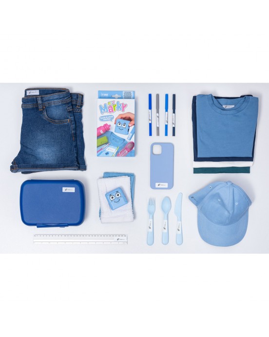 COLOP Arts & Crafts Σφραγίδα Υφασμάτων & τάπερ DIY Marky - Blue COL-168346