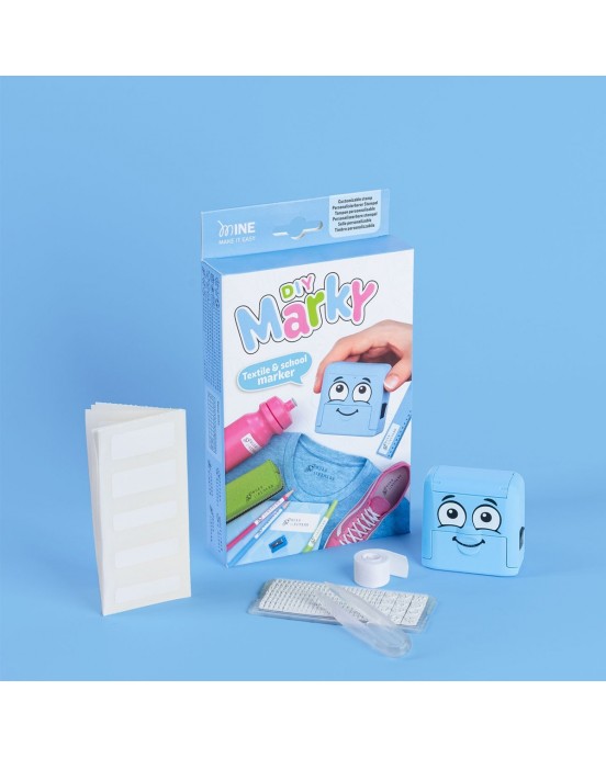 COLOP Arts & Crafts Σφραγίδα Υφασμάτων & τάπερ DIY Marky - Blue COL-168346