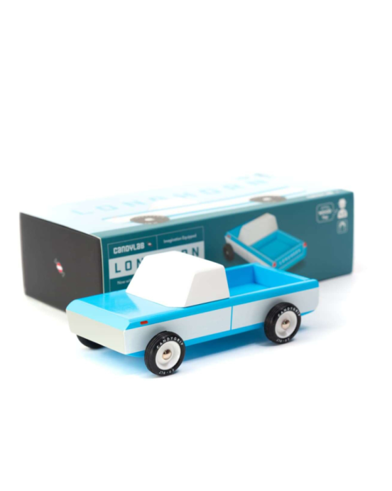 Candylab Americana Ξύλινο Όχημα με Καρότσα Longhorn Blue (Λευκό-Γαλάζιο) BG-6-2619