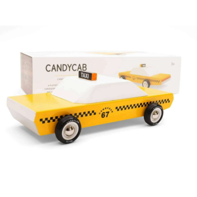 Candylab Americana Ξύλινο Ταξί Candycab (Κίτρινο) BG-6-2717