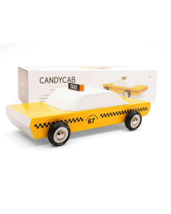 Candylab Americana Ξύλινο Ταξί Candycab (Κίτρινο) BG-6-2717