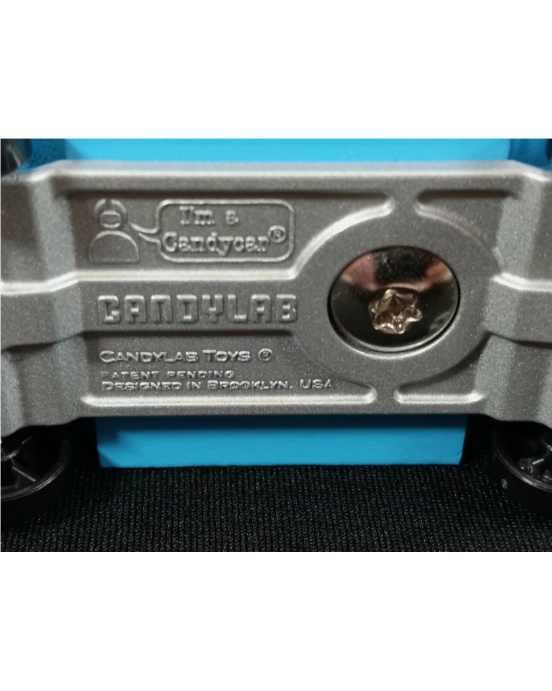 Candylab Toys Mule Wooden Model Car Blue White Truck CL008553