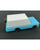Candylab Toys Mule Wooden Model Car Blue White Truck CL008553