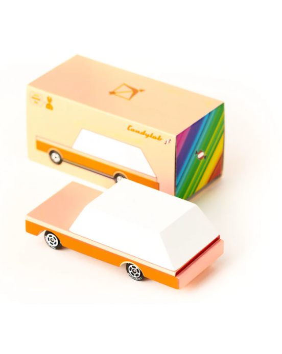 Candylab Ξύλινο Αυτοκινητάκι με Μεταλλική Βάση CL08898