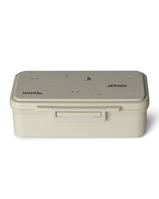 Citron Ορθογώνιο πλαστικό Παιδικό Δοχείο Φαγητού Μπεζ  Μπαλαρίνα CIT-60315