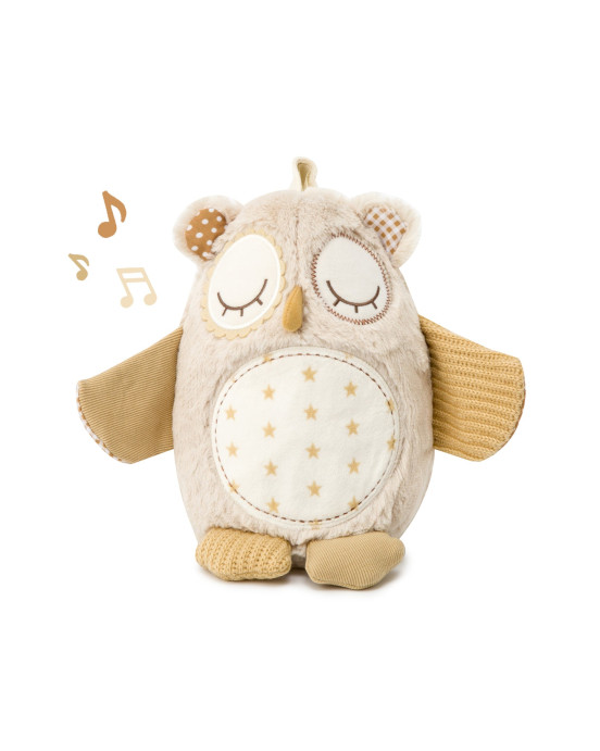 CLOUD B. Υφασμάτινη Κουκουβάγια Smart Sensor με λευκούς ήχους