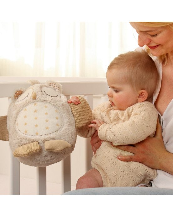 CLOUD B. Υφασμάτινη Κουκουβάγια Smart Sensor με λευκούς ήχους