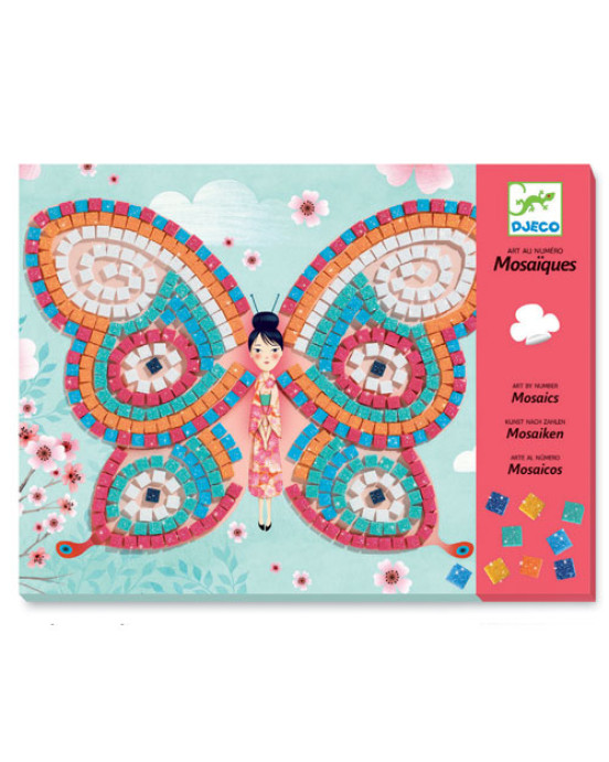 Djeco Μωσαϊκό 'Λαμπερές Πεταλούδες' με γκλίτερ 08898