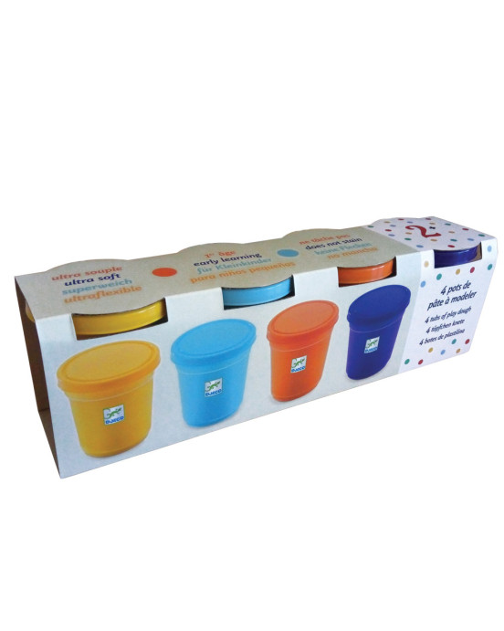 Djeco 4 Πλαστοζυμαράκια 'Πλαστελίνη - Φυσικά χρώματα' 09027