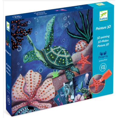 Djeco Ζωγραφίζω 3D τρισδιάστατες εικόνες "Ωκεανός" 08958