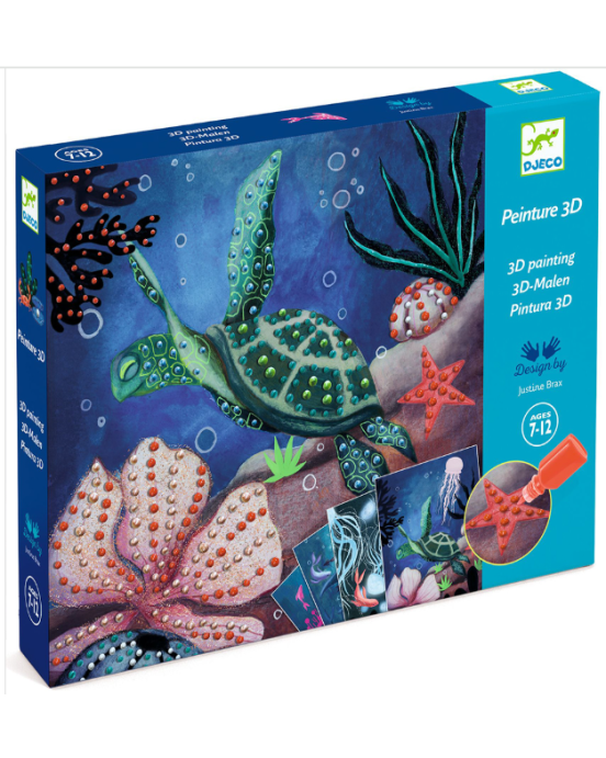 Djeco Ζωγραφίζω 3D τρισδιάστατες εικόνες "Ωκεανός" 08958