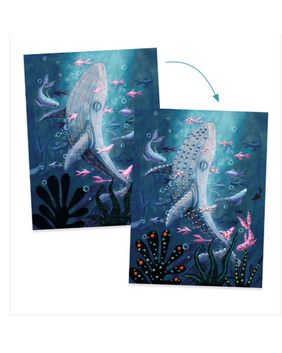 Djeco Ζωγραφίζω 3D τρισδιάστατες εικόνες "Ωκεανός" 08958