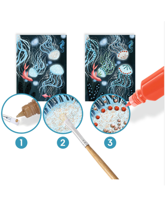 Djeco Ζωγραφίζω 3D τρισδιάστατες εικόνες "Ωκεανός" 08958