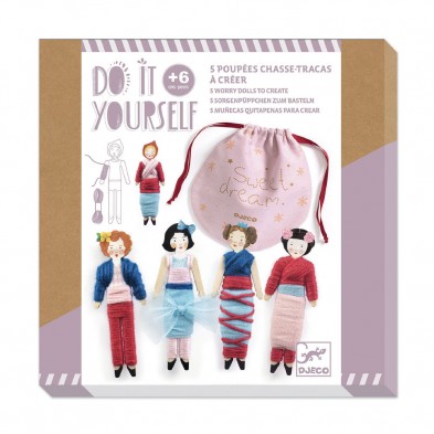 Djeco DIY Φτιάχνω 5 κούκλες Φυλακτό ονείρων 07953