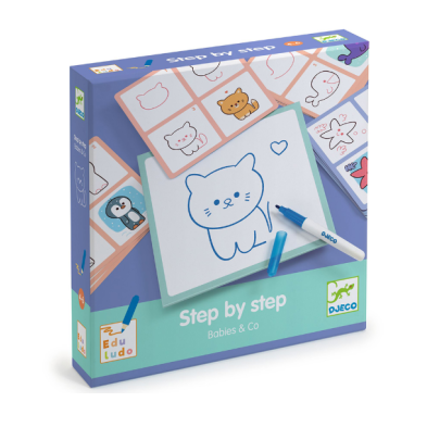 Djeco ζωγραφική βήμα-βήμα "Μικρά ζωάκια" 08246