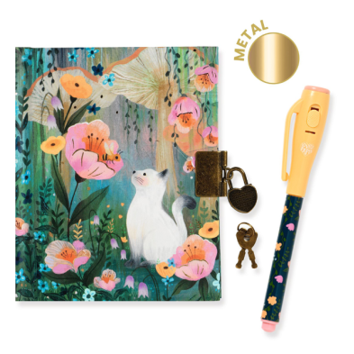 Djeco Ημερολόγιο με κλειδαριά και μαγικό μαρκαδόρο "Γατούλα" 03650