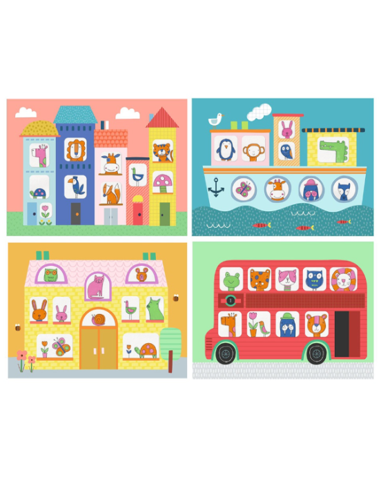 Djeco Ζωγραφίζω με ιχνογράφηση Ζωάκια 09289