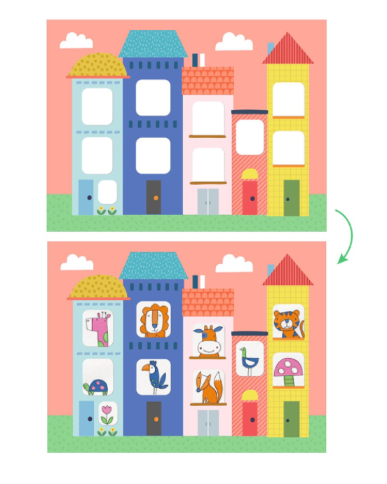 Djeco Ζωγραφίζω με ιχνογράφηση Ζωάκια 09289