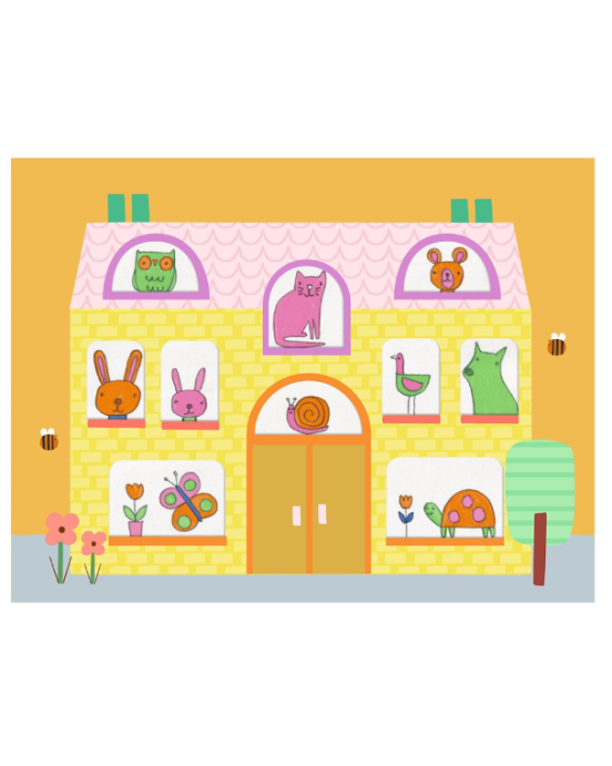 Djeco Ζωγραφίζω με ιχνογράφηση Ζωάκια 09289