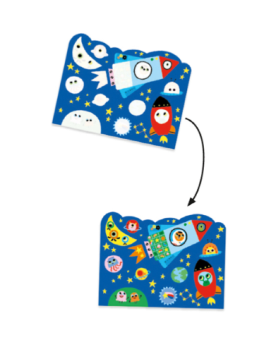 Djeco Ζωγραφίζω με μαρκαδόρο με νερό 'Αεροπλανάκια'09061