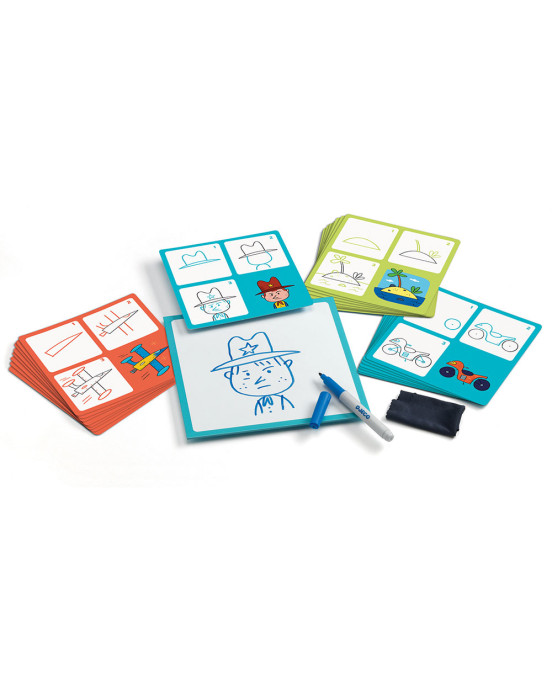 Djeco ζωγραφική βήμα-βήμα 'Οχήματα' 08321