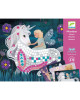 Djeco Κατασκευή μωσαϊκό με γκλίτερ 'Μονόκερος' 09426
