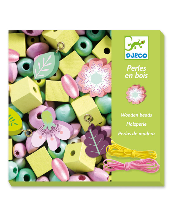 Djeco Κατασκευές Ξύλινων Κοσμημάτων 'Λουλούδια'  09808