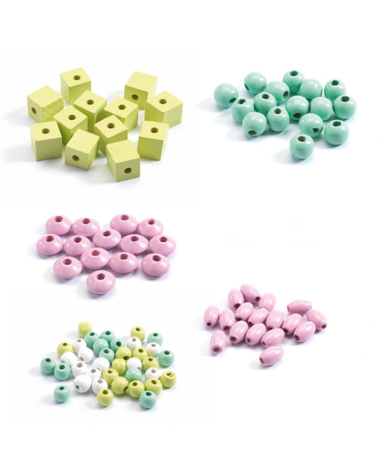 Djeco Κατασκευές Ξύλινων Κοσμημάτων 'Λουλούδια'  09808