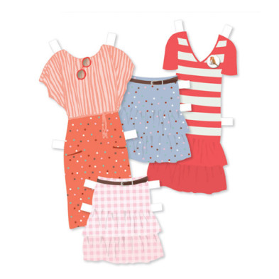 Djeco Ντουλάπα κοριτσιών - 'Ντύνω κορίτσια με ρούχα και αξεσουάρ'  09825