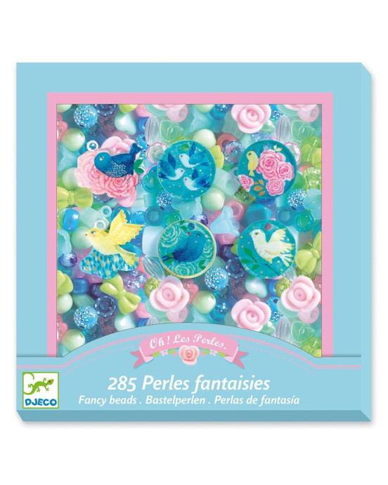 Djeco κατασκευή κοσμημάτων με διάφορες χάντρες 'Πουλάκια' 09856