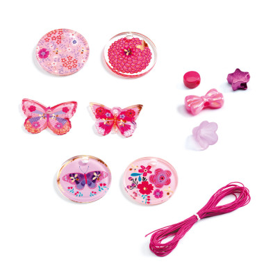 Djeco κατασκευή κοσμημάτων με διάφορες χάντρες 'Πεταλούδες' 09857