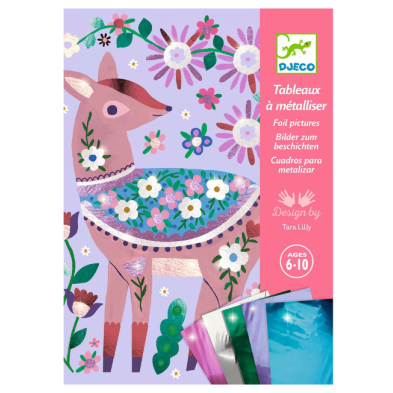 Djeco χειροτεχνία με φύλλο χρυσού Ζωάκια του Δάσους 09519