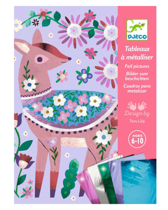 Djeco χειροτεχνία με φύλλο χρυσού Ζωάκια του Δάσους 09519