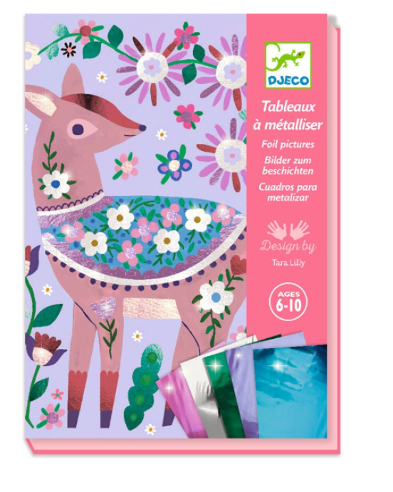 Djeco χειροτεχνία με φύλλο χρυσού Ζωάκια του Δάσους 09519